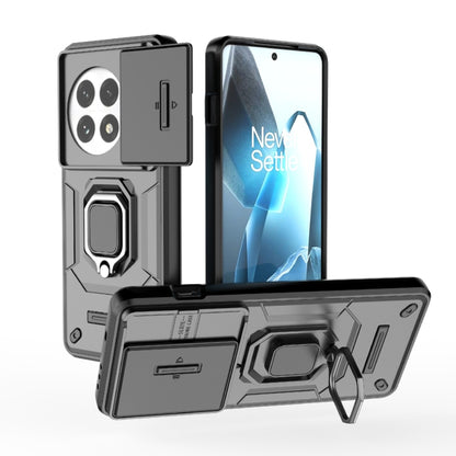 Sliding Camshield TPU + PC Shockproof Phone Case with Holder, For OnePlus 13 5G, For OnePlus Nord 4 5G Global, For OnePlus Ace 3 Pro 5G, For OnePlus ACE 3V