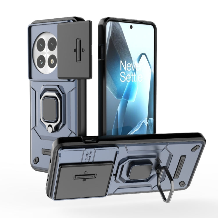 Sliding Camshield TPU + PC Shockproof Phone Case with Holder, For OnePlus 13 5G, For OnePlus Nord 4 5G Global, For OnePlus Ace 3 Pro 5G, For OnePlus ACE 3V