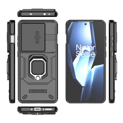 Sliding Camshield TPU + PC Shockproof Phone Case with Holder, For OnePlus Ace 5 / Ace 5 Pro, For OnePlus 13 5G, For OnePlus Nord 4 5G Global, For OnePlus Ace 3 Pro 5G