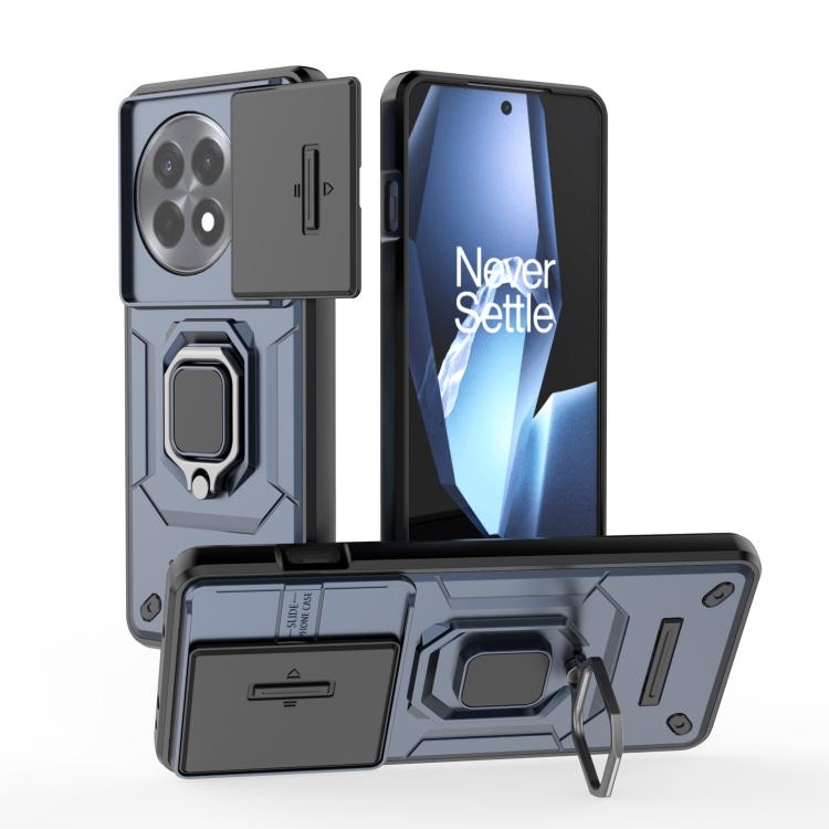 Sliding Camshield TPU + PC Shockproof Phone Case with Holder, For OnePlus Ace 5 / Ace 5 Pro, For OnePlus 13 5G, For OnePlus Nord 4 5G Global, For OnePlus Ace 3 Pro 5G