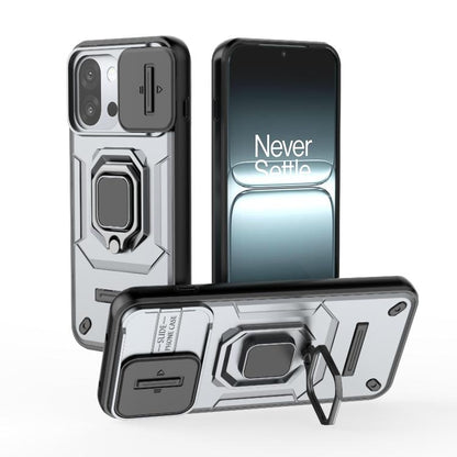 Sliding Camshield TPU + PC Shockproof Phone Case with Holder, For OnePlus Ace 5 Ultra / Nord 5, For OnePlus Ace 5 Racing / Nord CE5, For OnePlus 13T 5G, For OnePlus Ace 5 / Ace 5 Pro