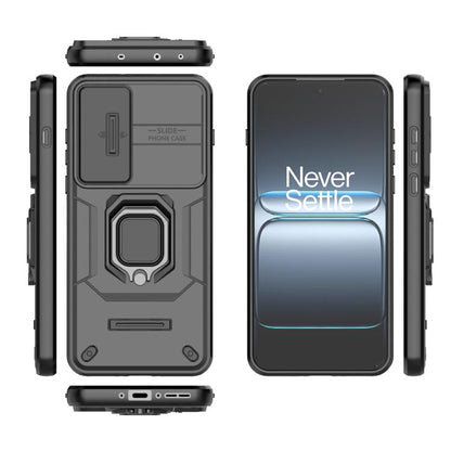 Sliding Camshield TPU + PC Shockproof Phone Case with Holder, For OnePlus Ace 5 Ultra / Nord 5, For OnePlus Ace 5 Racing / Nord CE5, For OnePlus 13T 5G, For OnePlus Ace 5 / Ace 5 Pro