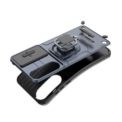 Sliding Camshield TPU + PC Shockproof Phone Case with Holder, For OnePlus Ace 5 Ultra / Nord 5, For OnePlus Ace 5 Racing / Nord CE5, For OnePlus 13T 5G, For OnePlus Ace 5 / Ace 5 Pro