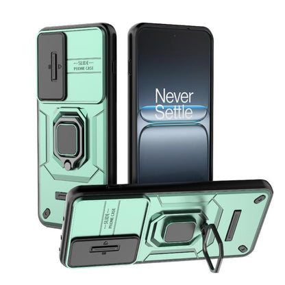 Sliding Camshield TPU + PC Shockproof Phone Case with Holder, For OnePlus Ace 5 Ultra / Nord 5, For OnePlus Ace 5 Racing / Nord CE5, For OnePlus 13T 5G, For OnePlus Ace 5 / Ace 5 Pro