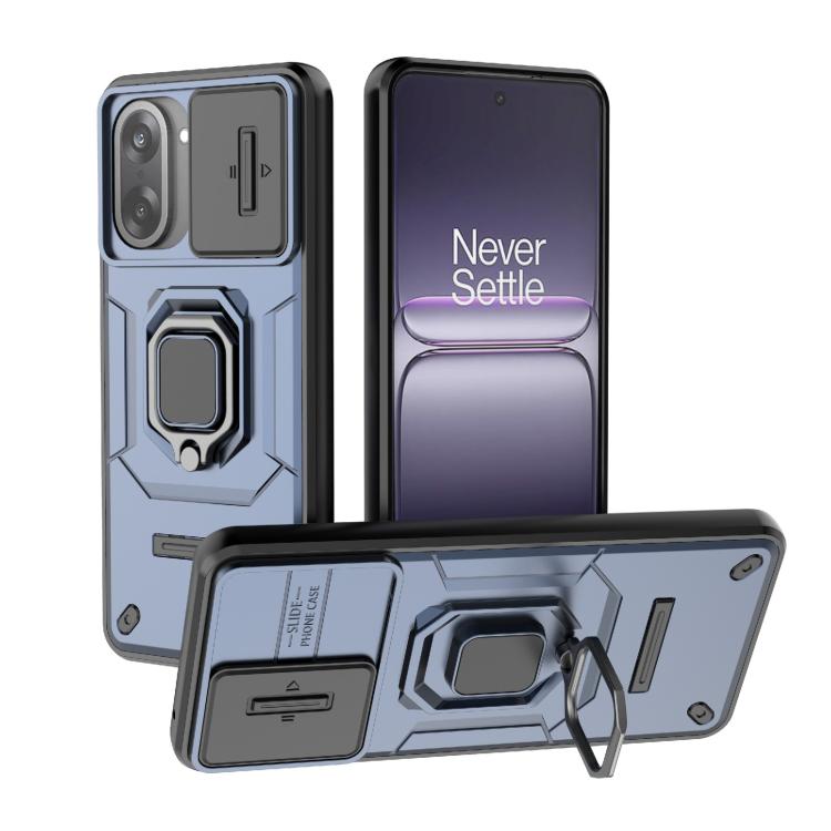 Sliding Camshield TPU + PC Shockproof Phone Case with Holder, For OnePlus Ace 5 Ultra / Nord 5, For OnePlus Ace 5 Racing / Nord CE5, For OnePlus 13T 5G, For OnePlus Ace 5 / Ace 5 Pro