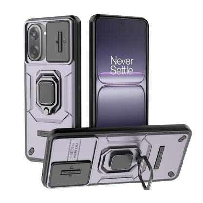 Sliding Camshield TPU + PC Shockproof Phone Case with Holder, For OnePlus Ace 5 Ultra / Nord 5, For OnePlus Ace 5 Racing / Nord CE5, For OnePlus 13T 5G, For OnePlus Ace 5 / Ace 5 Pro