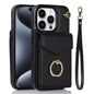Ring Holder RFID Card Slot Phone Case, For iPhone 16, For iPhone 15 Pro Max, For iPhone 15 Pro, For iPhone 15 Plus