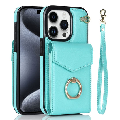 Ring Holder RFID Card Slot Phone Case, For iPhone 16, For iPhone 15 Pro Max, For iPhone 15 Pro, For iPhone 15 Plus