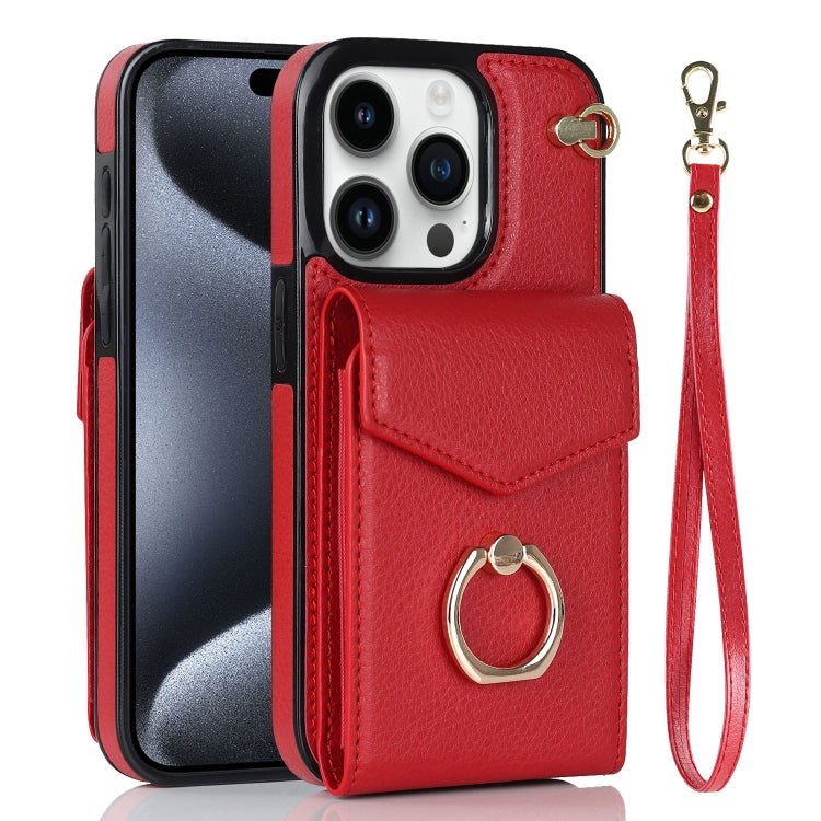 Ring Holder RFID Card Slot Phone Case, For iPhone 16, For iPhone 15 Pro Max, For iPhone 15 Pro, For iPhone 15 Plus