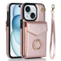 Ring Holder RFID Card Slot Phone Case, For iPhone 16, For iPhone 15 Pro Max, For iPhone 15 Pro, For iPhone 15 Plus