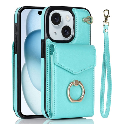 Ring Holder RFID Card Slot Phone Case, For iPhone 16, For iPhone 15 Pro Max, For iPhone 15 Pro, For iPhone 15 Plus
