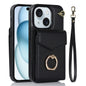 Ring Holder RFID Card Slot Phone Case, For iPhone 15