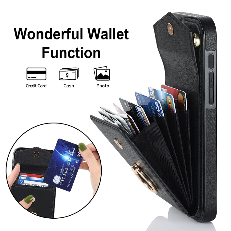 Ring Holder RFID Card Slot Phone Case, For iPhone 15