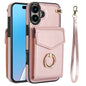 Ring Holder RFID Card Slot Phone Case, For iPhone 16, For iPhone 15 Pro Max, For iPhone 15 Pro, For iPhone 15 Plus