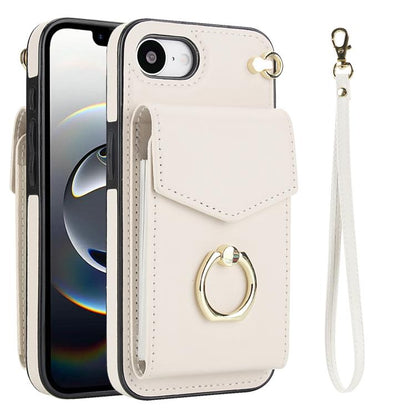 Ring Holder RFID Card Slot Phone Case, For iPhone 18 Pro / 17 Pro, For iPhone 18 Pro Max / 17 Pro Max, For iPhone 17e / 16e, For iPhone 17
