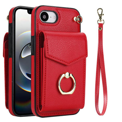 Ring Holder RFID Card Slot Phone Case, For iPhone 18 Pro / 17 Pro, For iPhone 18 Pro Max / 17 Pro Max, For iPhone 17e / 16e, For iPhone 17