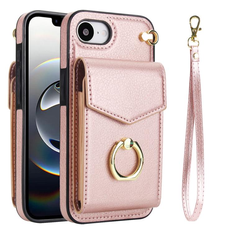 Ring Holder RFID Card Slot Phone Case, For iPhone 18 Pro / 17 Pro, For iPhone 18 Pro Max / 17 Pro Max, For iPhone 17e / 16e, For iPhone 17