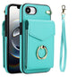Ring Holder RFID Card Slot Phone Case, For iPhone 18 Pro / 17 Pro, For iPhone 18 Pro Max / 17 Pro Max, For iPhone 17e / 16e, For iPhone 17