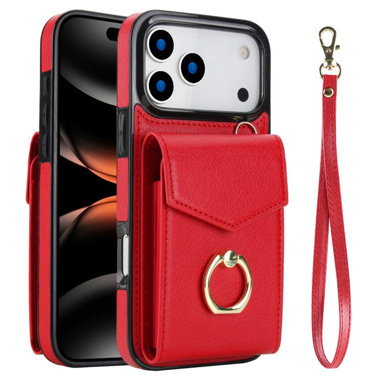 Ring Holder RFID Card Slot Phone Case, For iPhone 17 Pro Max, For iPhone 17 Pro, For iPhone 17, For iPhone Air