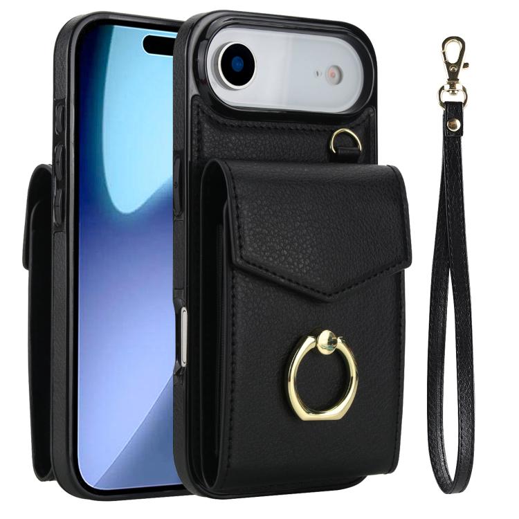 Ring Holder RFID Card Slot Phone Case, For iPhone 17 Pro Max, For iPhone 17 Pro, For iPhone 17, For iPhone Air