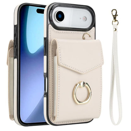 Ring Holder RFID Card Slot Phone Case, For iPhone 17 Pro Max, For iPhone 17 Pro, For iPhone 17, For iPhone Air