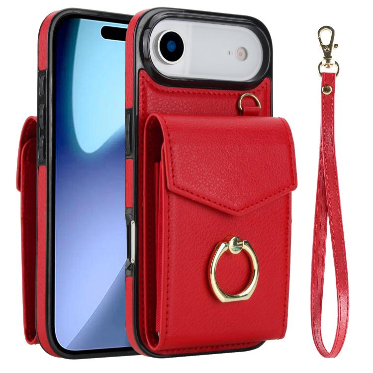 Ring Holder RFID Card Slot Phone Case, For iPhone 17 Pro Max, For iPhone 17 Pro, For iPhone 17, For iPhone Air