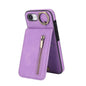 Retro Ring and Zipper RFID Card Slot Phone Case, For iPhone 17e / 16e, For iPhone 17 Pro Max, For iPhone 17 Pro