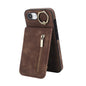 Retro Ring and Zipper RFID Card Slot Phone Case, For iPhone 17e / 16e, For iPhone 17 Pro Max, For iPhone 17 Pro
