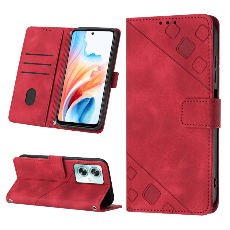 Skin-feel Embossed Leather Phone Case, Series 1