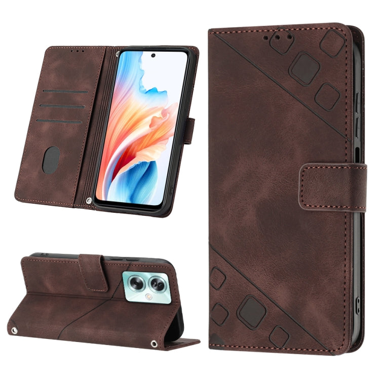 Skin-feel Embossed Leather Phone Case, Series 1