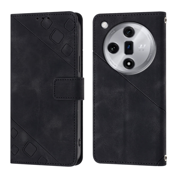 Skin-feel Embossed Leather Phone Case, Series 1