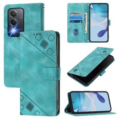 Skin-feel Embossed Leather Phone Case, Series 1