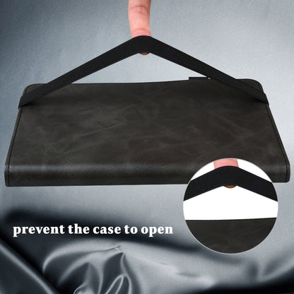 Solid Color Stripe Embossed Leather Tablet Case, For Samsung Galaxy Tab S7 / S8