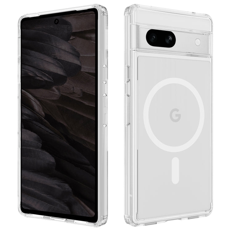 MagSafe Clear Acrylic PC Hybrid TPU Phone Case, For Google Pixel 10a, For Google Pixel 10 Pro XL, For Google Pixel 10 Pro, For Google Pixel 10, For Google Pixel 9a, For Google Pixel 9 Pro XL, For Google Pixel 9 Pro, For Google Pixel 9, For Google Pixel...