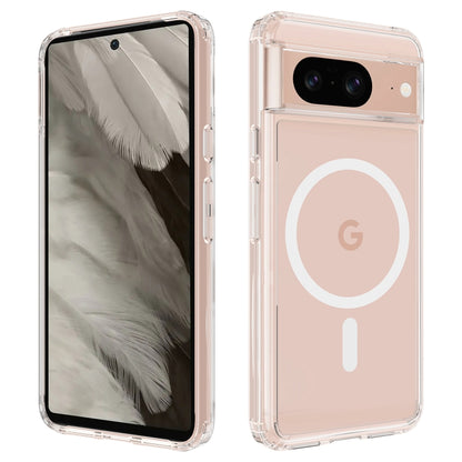 MagSafe Clear Acrylic PC Hybrid TPU Phone Case, For Google Pixel 10a, For Google Pixel 10 Pro XL, For Google Pixel 10 Pro, For Google Pixel 10, For Google Pixel 9a, For Google Pixel 9 Pro XL, For Google Pixel 9 Pro, For Google Pixel 9, For Google Pixel...