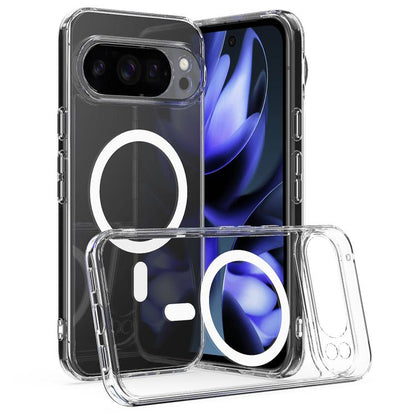 MagSafe Clear Acrylic PC Hybrid TPU Phone Case, For Google Pixel 10a, For Google Pixel 10 Pro XL, For Google Pixel 10 Pro, For Google Pixel 10, For Google Pixel 9a, For Google Pixel 9 Pro XL, For Google Pixel 9 Pro, For Google Pixel 9, For Google Pixel...