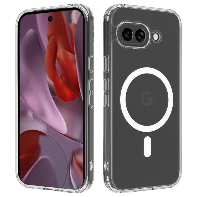 MagSafe Clear Acrylic PC Hybrid TPU Phone Case, For Google Pixel 10a, For Google Pixel 10 Pro XL, For Google Pixel 10 Pro, For Google Pixel 10, For Google Pixel 9a, For Google Pixel 9 Pro XL, For Google Pixel 9 Pro, For Google Pixel 9, For Google Pixel...