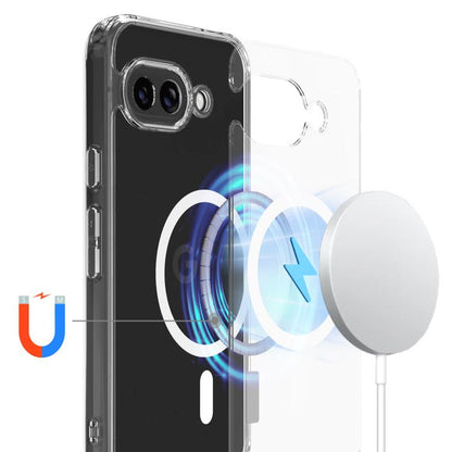 MagSafe Clear Acrylic PC Hybrid TPU Phone Case, For Google Pixel 10a, For Google Pixel 10 Pro XL, For Google Pixel 10 Pro, For Google Pixel 10, For Google Pixel 9a, For Google Pixel 9 Pro XL, For Google Pixel 9 Pro, For Google Pixel 9, For Google Pixel...