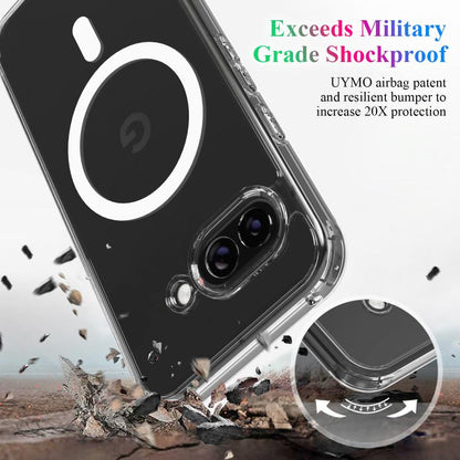 MagSafe Clear Acrylic PC Hybrid TPU Phone Case, For Google Pixel 10a, For Google Pixel 10 Pro XL, For Google Pixel 10 Pro, For Google Pixel 10, For Google Pixel 9a, For Google Pixel 9 Pro XL, For Google Pixel 9 Pro, For Google Pixel 9, For Google Pixel...
