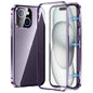 Magnetic Double-buckle HD Tempered Glass Phone Case, For iPhone 15 Plus, For iPhone 15, For iPhone 13 Pro Max, For iPhone 13 Pro