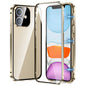 Magnetic Double-buckle HD Tempered Glass Phone Case, For iPhone 11 Pro Max, For iPhone 11, For iPhone 11 Pro