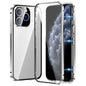 Magnetic Double-buckle HD Tempered Glass Phone Case, For iPhone 11 Pro Max, For iPhone 11, For iPhone 11 Pro
