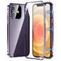 Magnetic Double-buckle HD Tempered Glass Phone Case, For iPhone 13, For iPhone 12, For iPhone 12 Pro Max, For iPhone 12 Pro