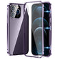 Magnetic Double-buckle HD Tempered Glass Phone Case, For iPhone 13, For iPhone 12, For iPhone 12 Pro Max, For iPhone 12 Pro