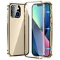 Magnetic Double-buckle HD Tempered Glass Phone Case, For iPhone 13, For iPhone 12, For iPhone 12 Pro Max, For iPhone 12 Pro
