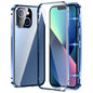 Magnetic Double-buckle HD Tempered Glass Phone Case, For iPhone 13, For iPhone 12, For iPhone 12 Pro Max, For iPhone 12 Pro