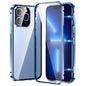 Magnetic Double-buckle HD Tempered Glass Phone Case, For iPhone 15 Plus, For iPhone 15, For iPhone 13 Pro Max, For iPhone 13 Pro