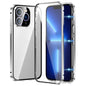 Magnetic Double-buckle HD Tempered Glass Phone Case, For iPhone 15 Plus, For iPhone 15, For iPhone 13 Pro Max, For iPhone 13 Pro
