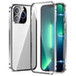 Magnetic Double-buckle HD Tempered Glass Phone Case, For iPhone 15 Plus, For iPhone 15, For iPhone 13 Pro Max, For iPhone 13 Pro