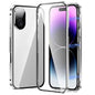 Magnetic Double-buckle HD Tempered Glass Phone Case, For iPhone 16 Plus, For iPhone 16, For iPhone 15 Pro Max, For iPhone 15 Pro